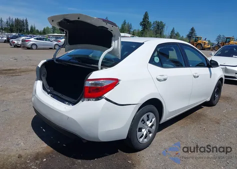 2016 Toyota Corolla L z USA, uszkodzony, nr VIN 2T1BURHEXGC536682